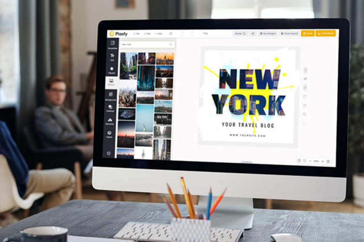 graphic on computer screen