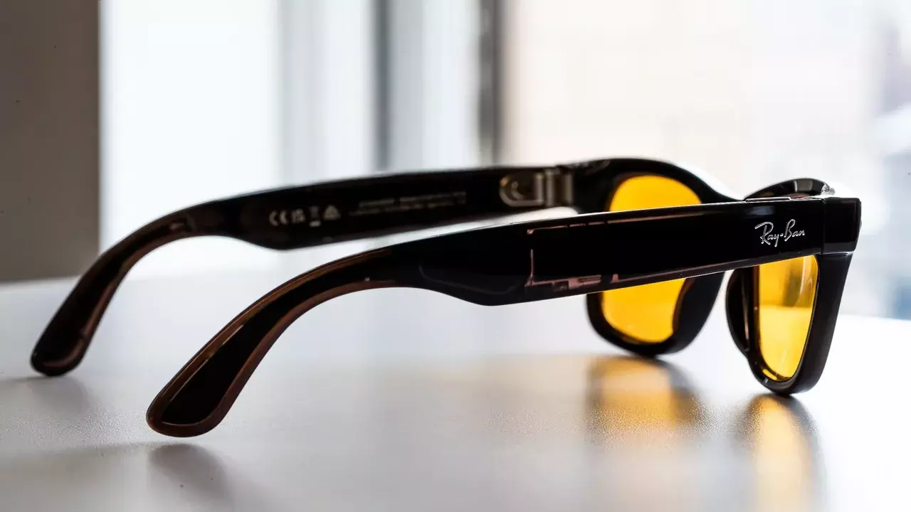 Meta Ray-Ban smart glasses on table