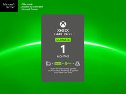 Xbox Game Pass Ultimate card with green background