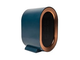 space heater in ocean blue