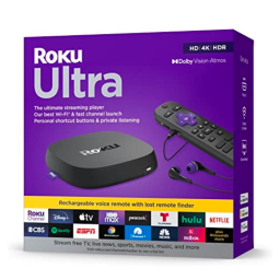 Roku Ultra on white background