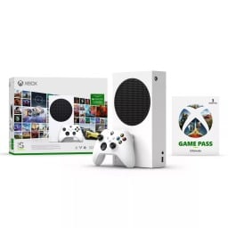 xbox series x console on white background