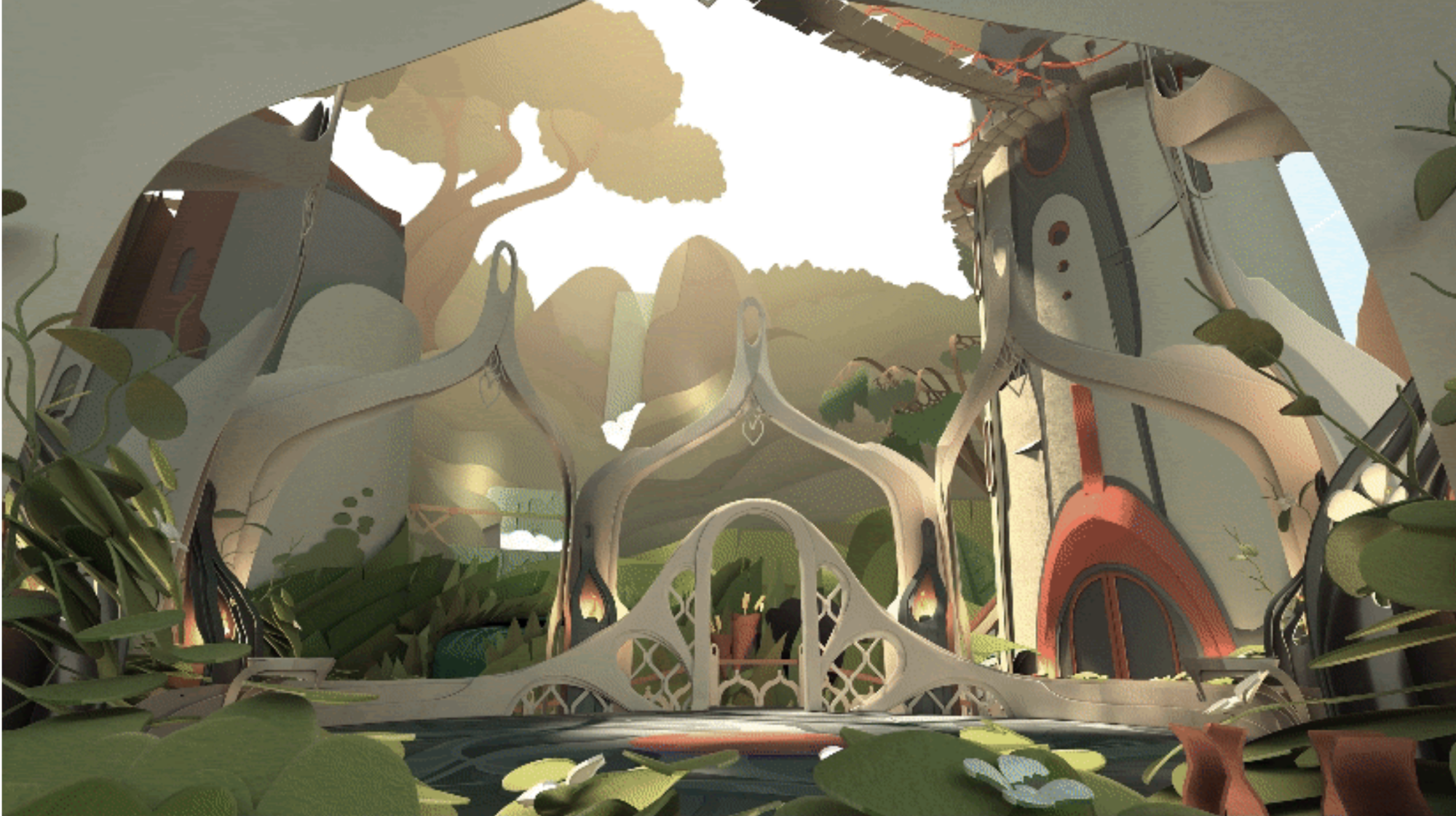 Storybook home environment in Quest