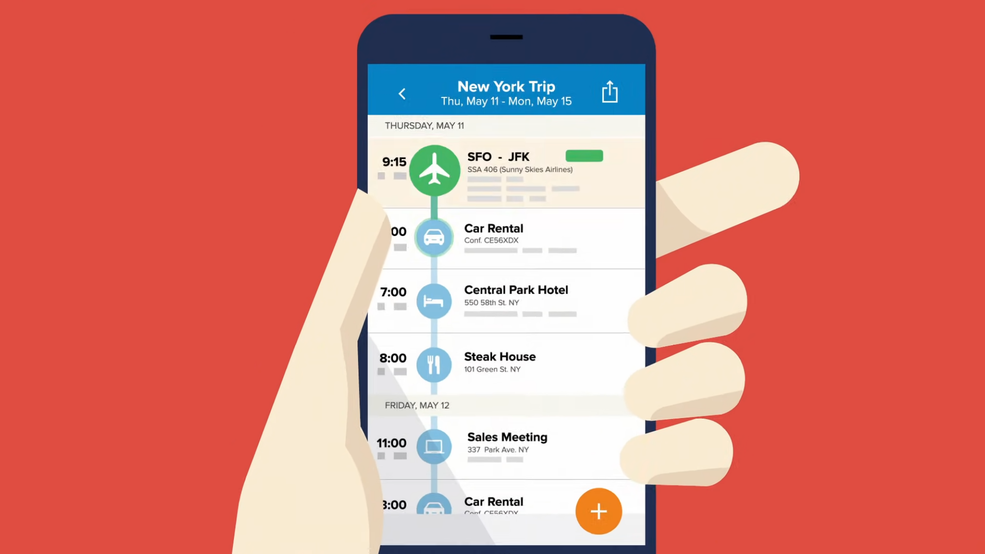 TripIt screenshot promo