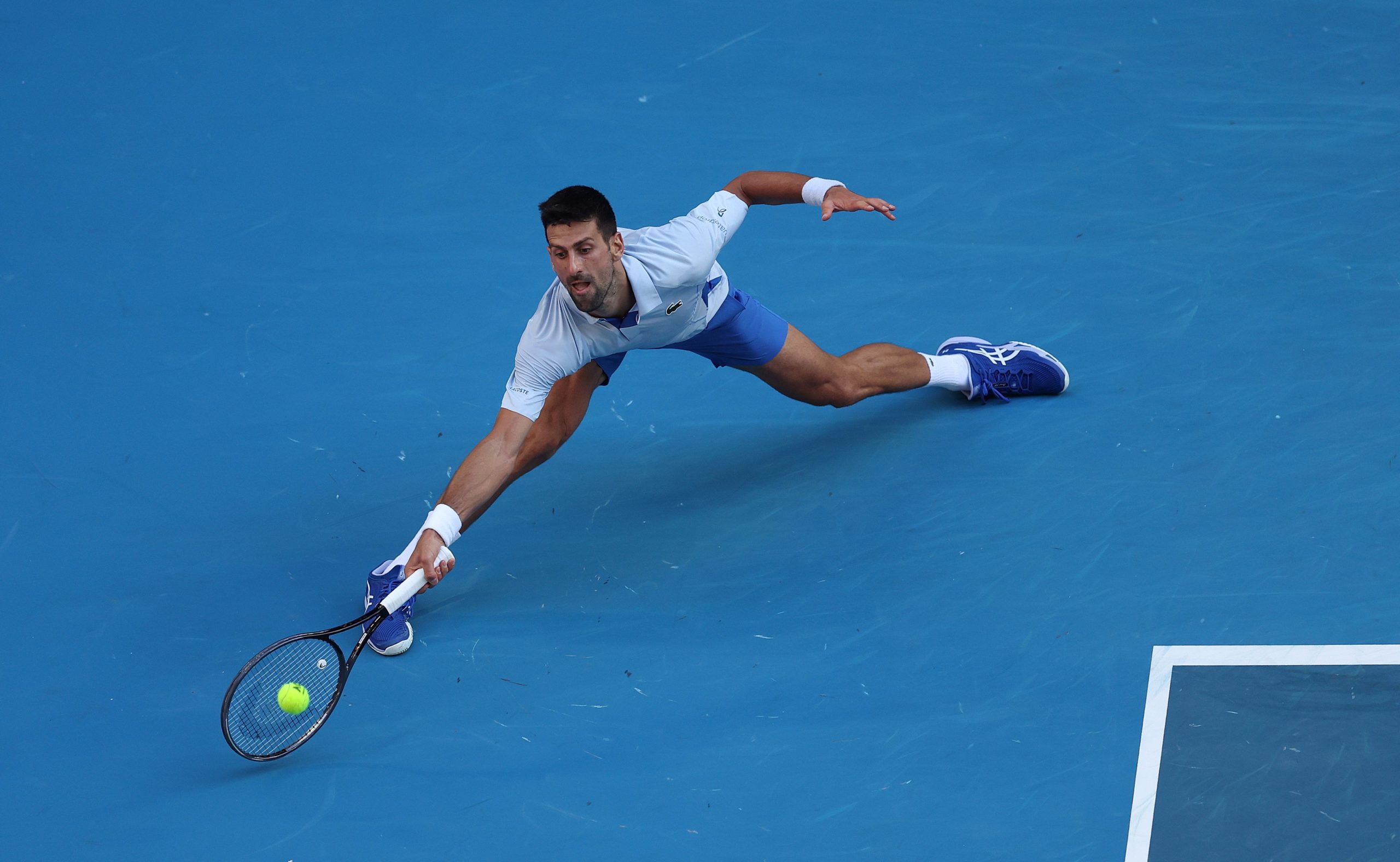 Novak Djokovic of Serbia
