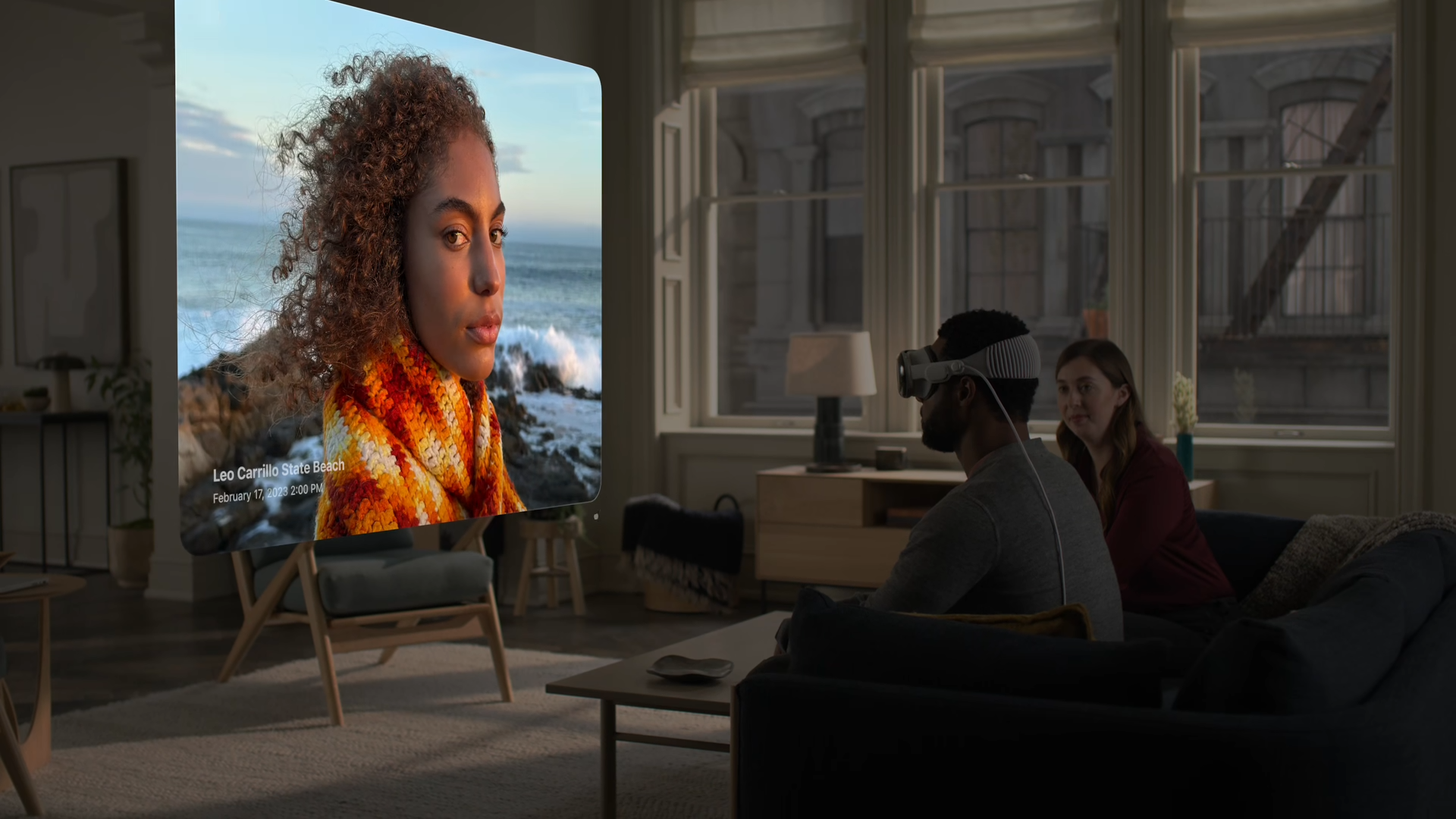 Screenshot of Apple Vision Pro guided tour