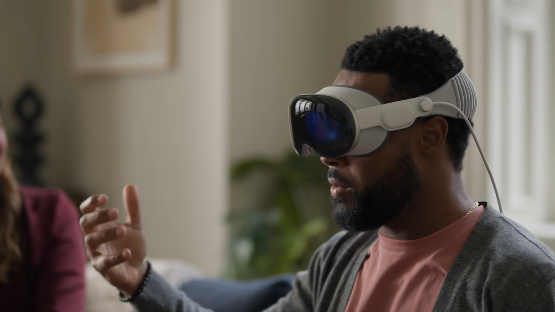 Screenshot of Apple's Vision Pro guided tour