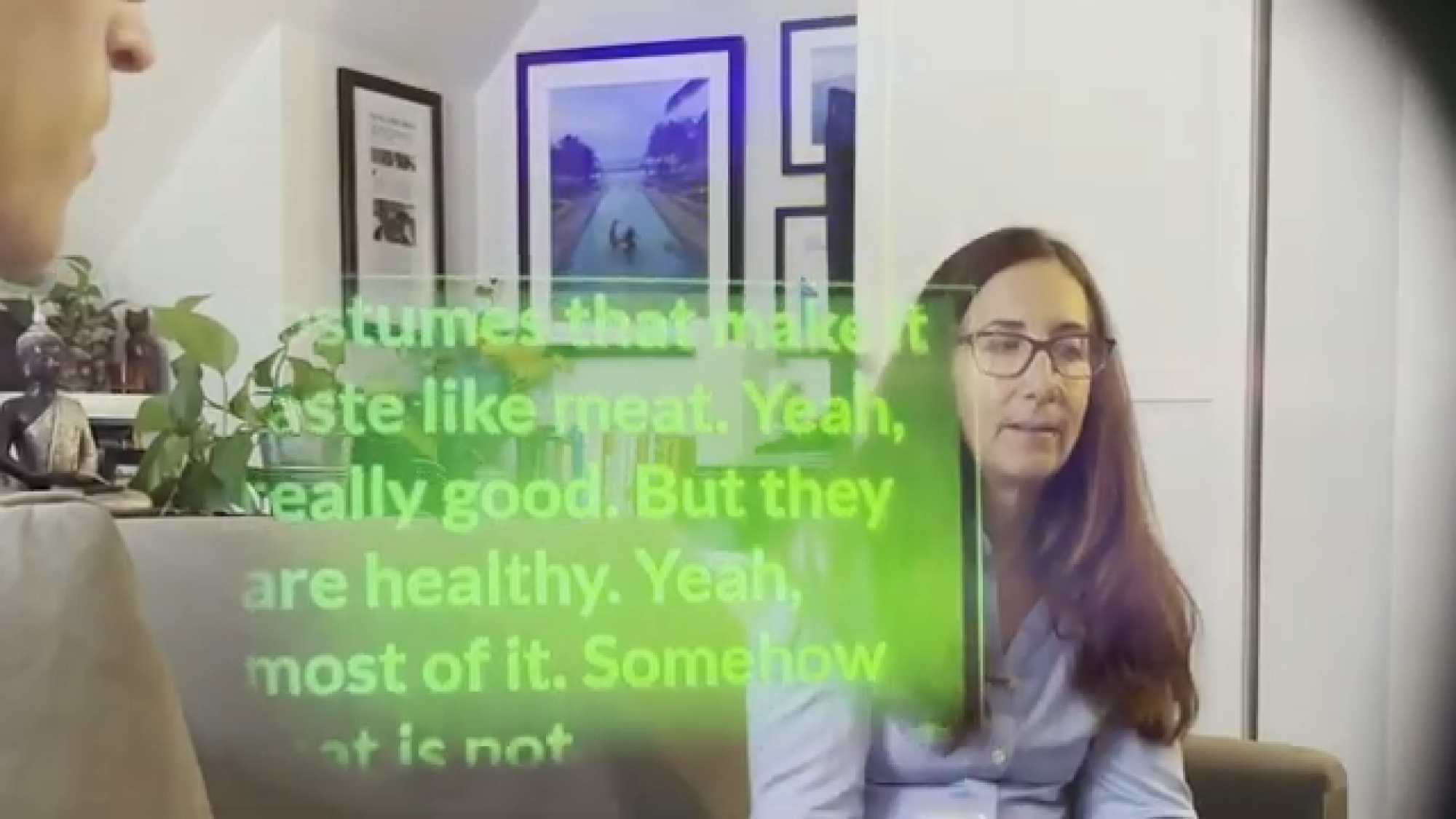 XanderGlasses live captioning