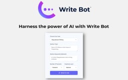 Write Bot advert