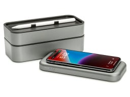 Bento Stack Charge 8000 with iphone and stylus