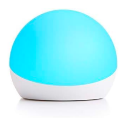 Amazon Echo Glow on white background