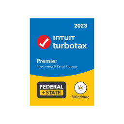 TurboTax Premier 2023 Tax Software, Federal & State Tax Return