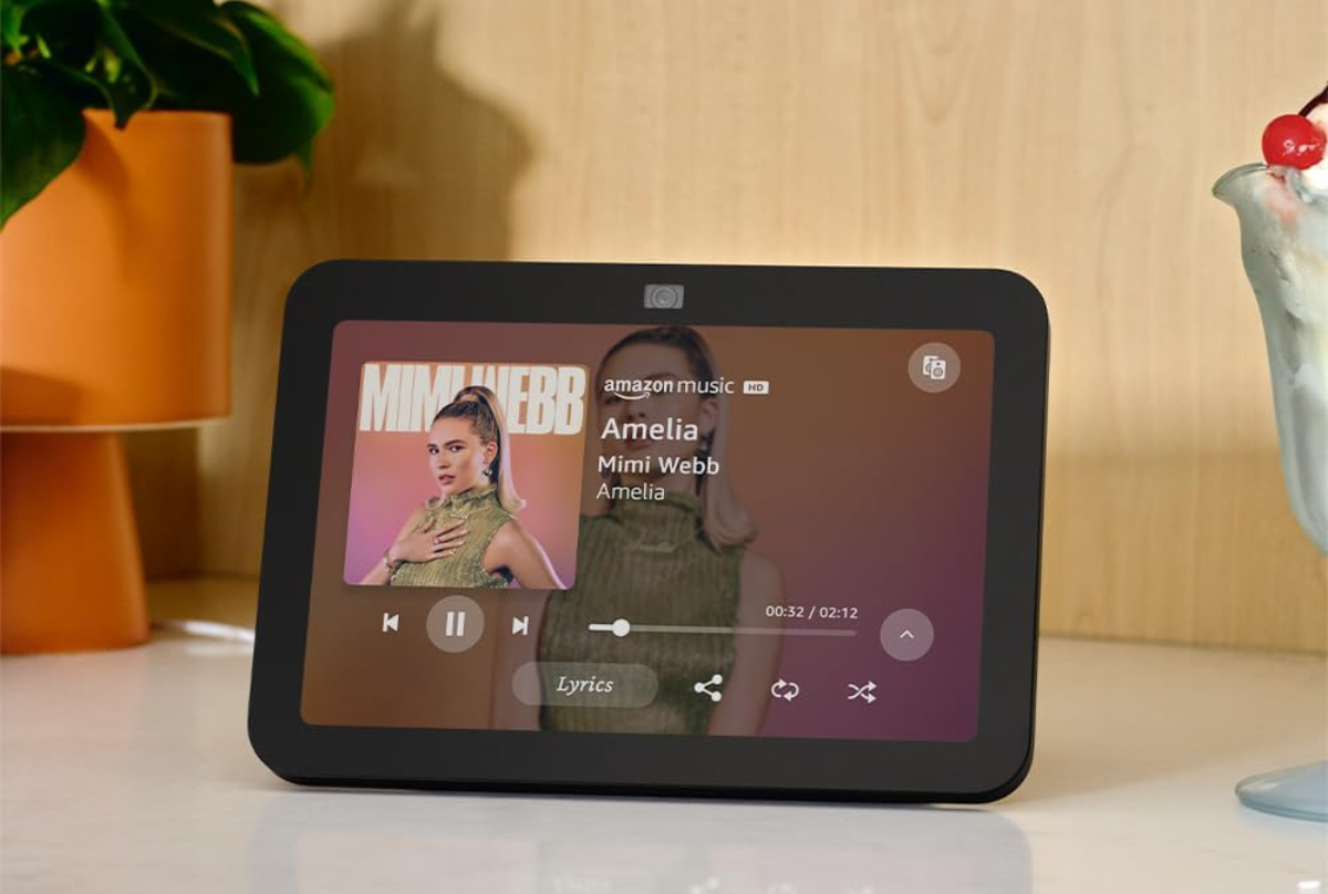 echo show 8 on countertop