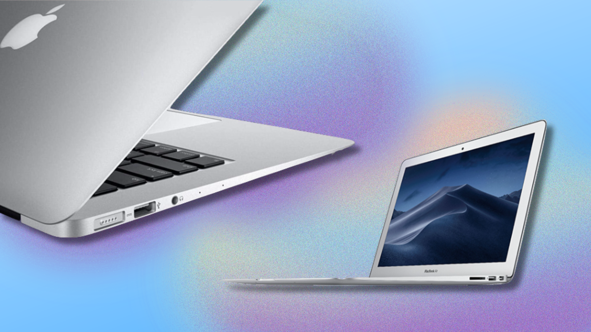 MacBook Pro back and front view