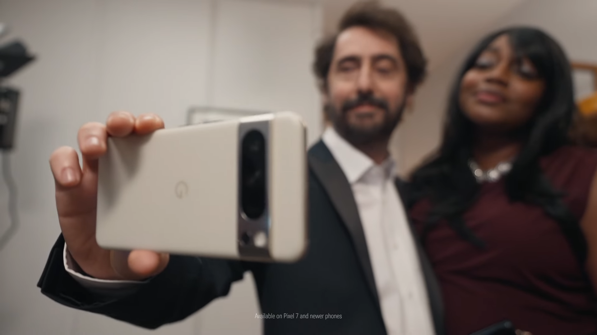 Screenshot of Google's behind-the-scenes look of Super Bowl Pixel ad