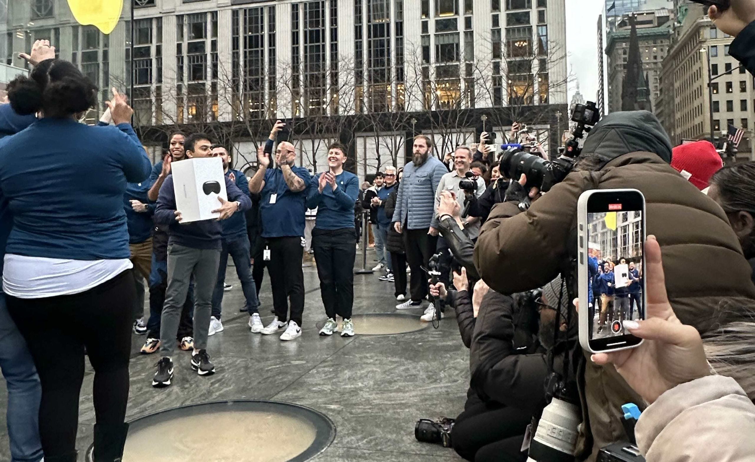 Apple Vision Pro launch at NYC