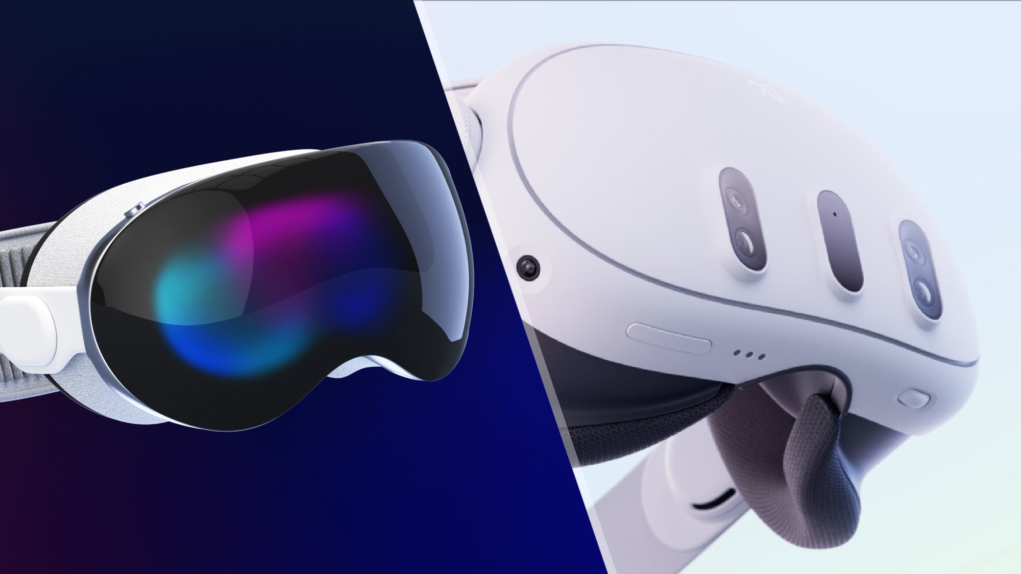 Apple Vision Pro and Meta Quest 3