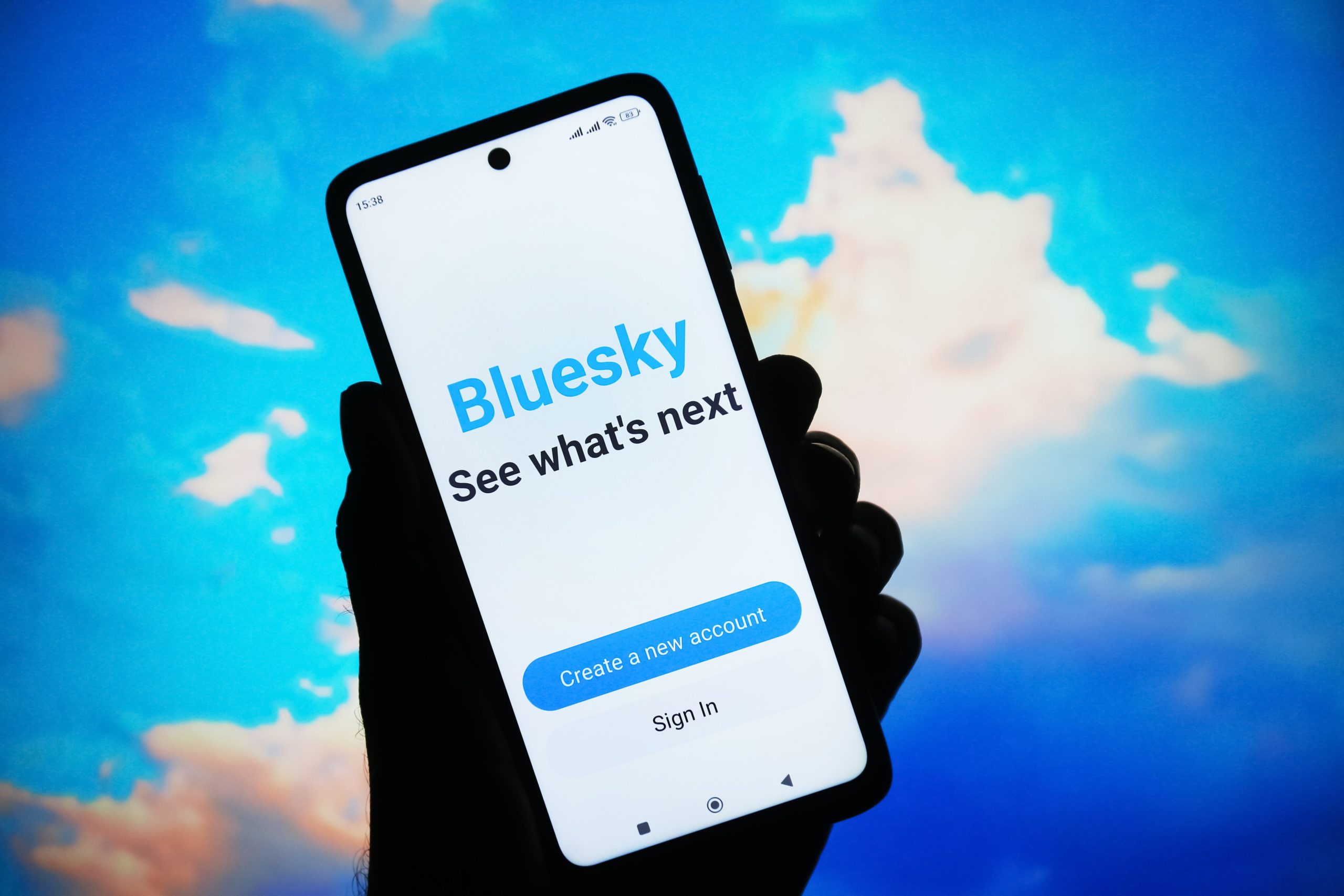 Bluesky on mobile device