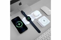 two chargers with Apple products