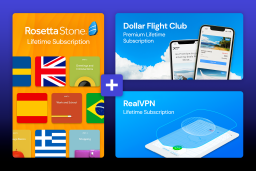 deal graphic with product logos