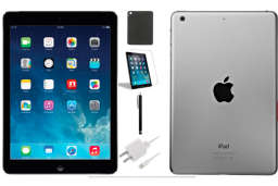 iPad pro front and back plus accessories