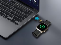 Powerband plugging into a laptop