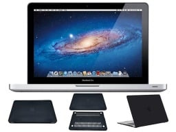 Apple MacBook Pro with black case