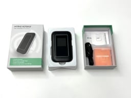 Suncomm box with hotspot and cables