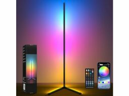 floor lamp with box, remote, and app