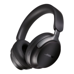 Bose QuietComfort Ultra headphones on white background