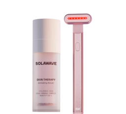 4-in-1 Red Light Therapy Skincare Wand & Activating Serum Kit