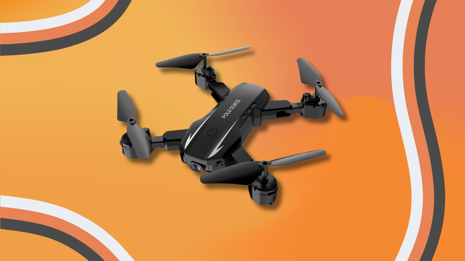 Ninja Dragons Blade X drone with orange background