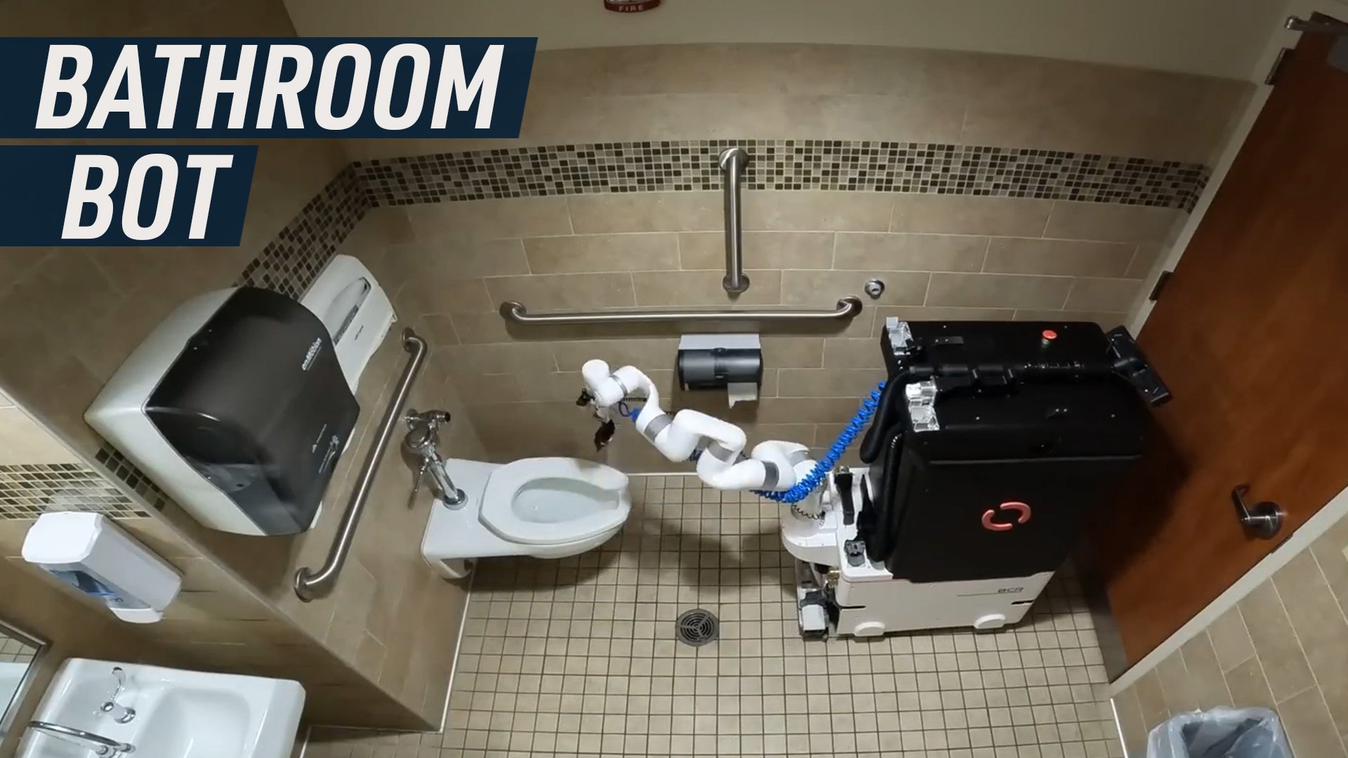 Somatic's automated bathroom robot