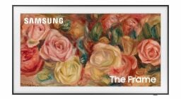 samsung the frame 2024 tv with artwork on screen