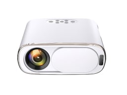 Projector with white background