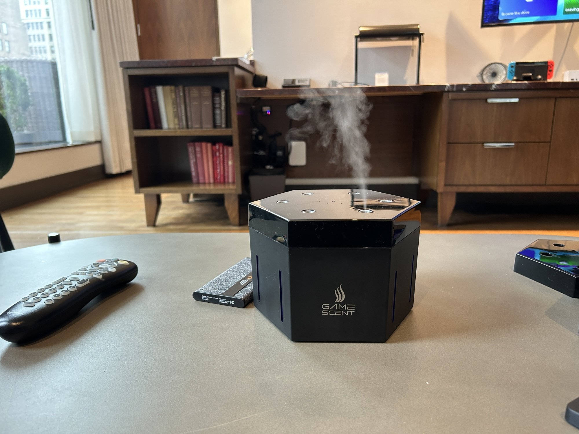 GameScent emitting a puff during gameplay.