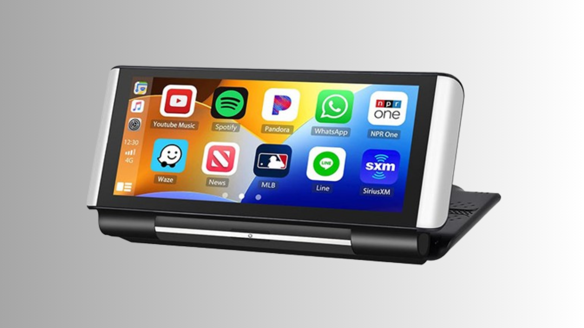 Car display with apps