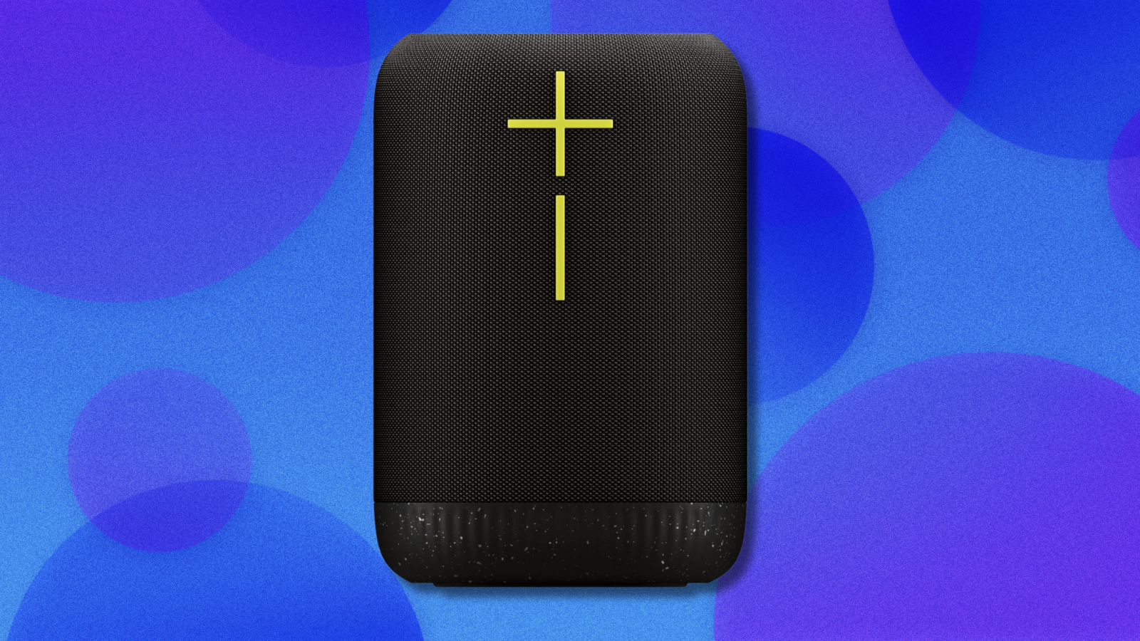 Ultimate Ears Epicboom portable speaker on abstract background