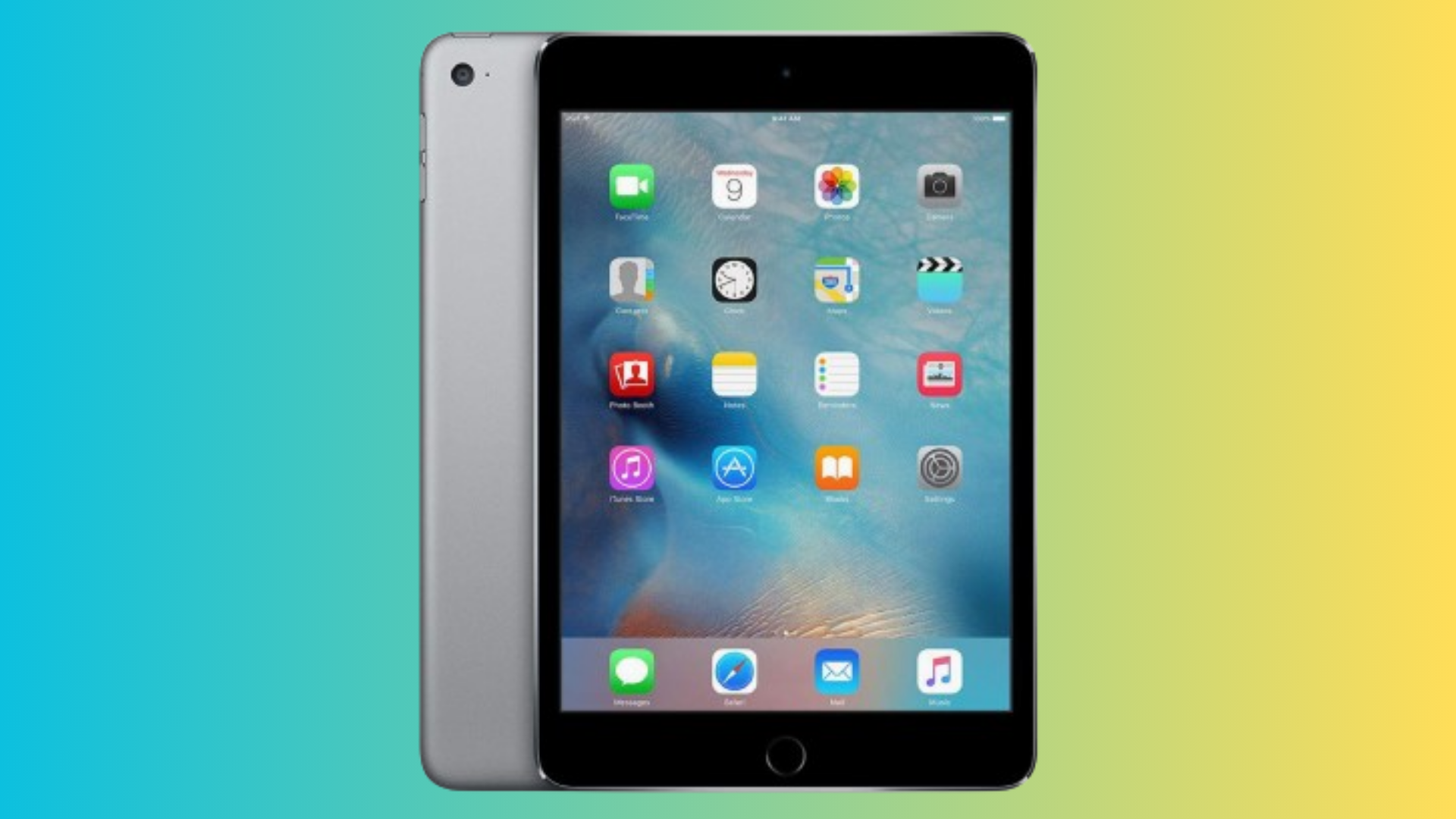 Refurbished iPad, front and back