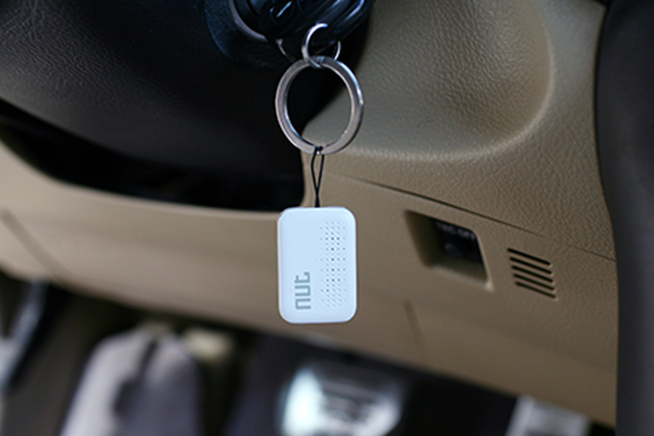 Tracker on keychain