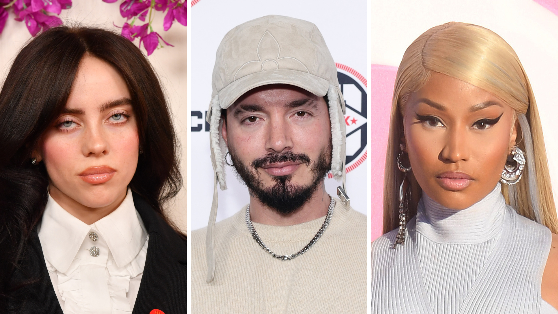 Billie Eilish, J Balvin, Nicki Minaj
