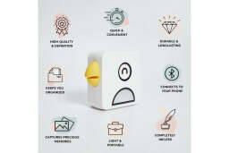 Infographic with benefits of printer.