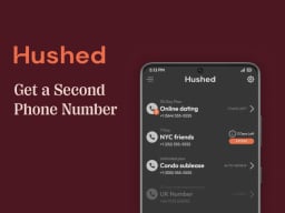Hushed private phone line
