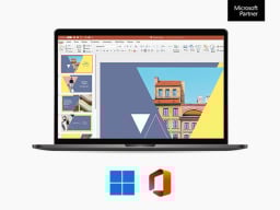 Microsoft apps on laptop