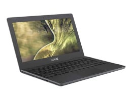 Asus Chromebook with screensaver.