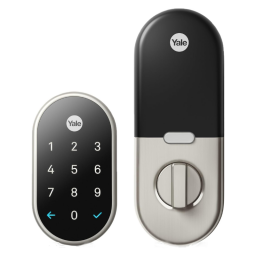 Google Nest x Yale Lock on white background