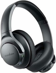 a black pair of over-the-ear headphones