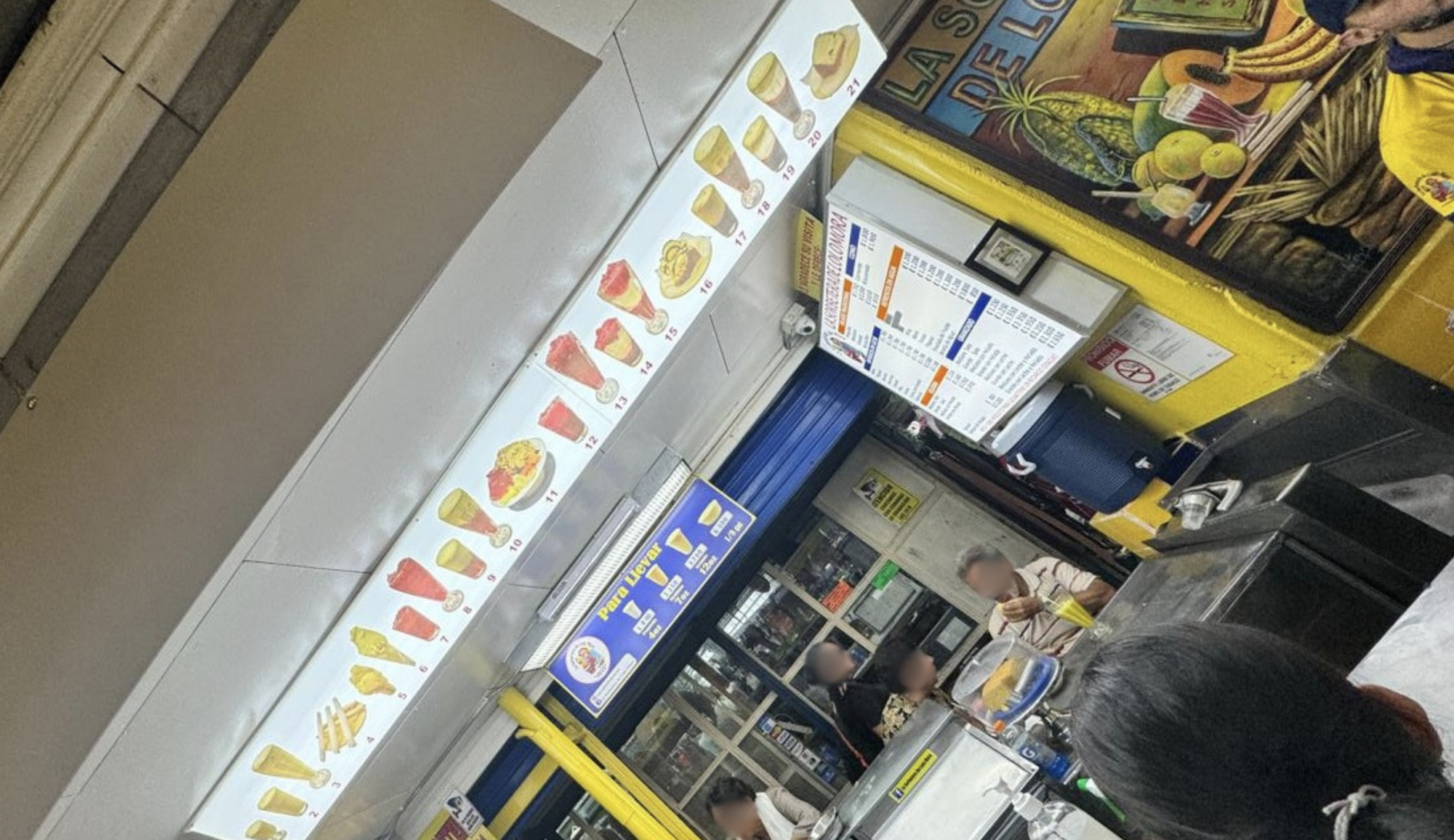 Ice cream shop in Mercado Central