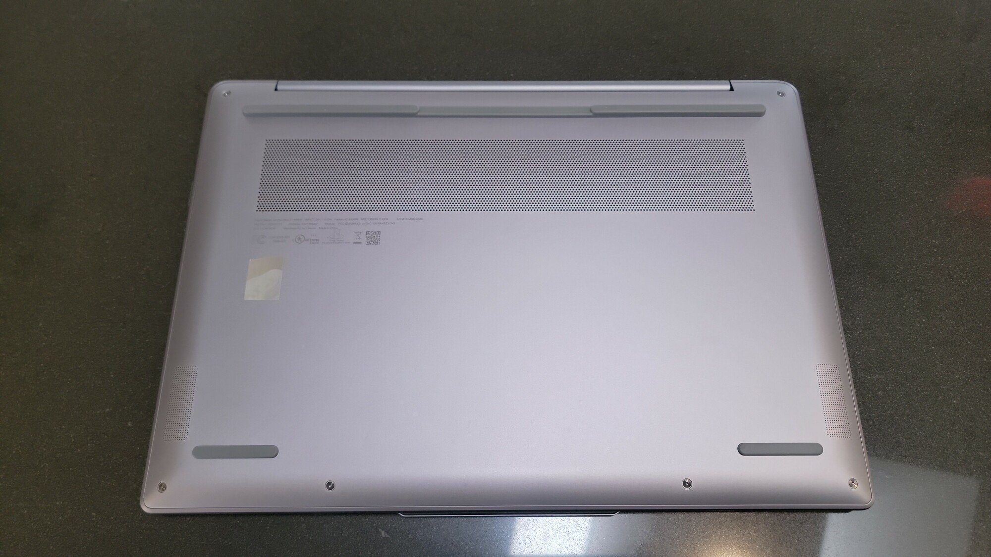The back of the Lenovo Slim 7 14