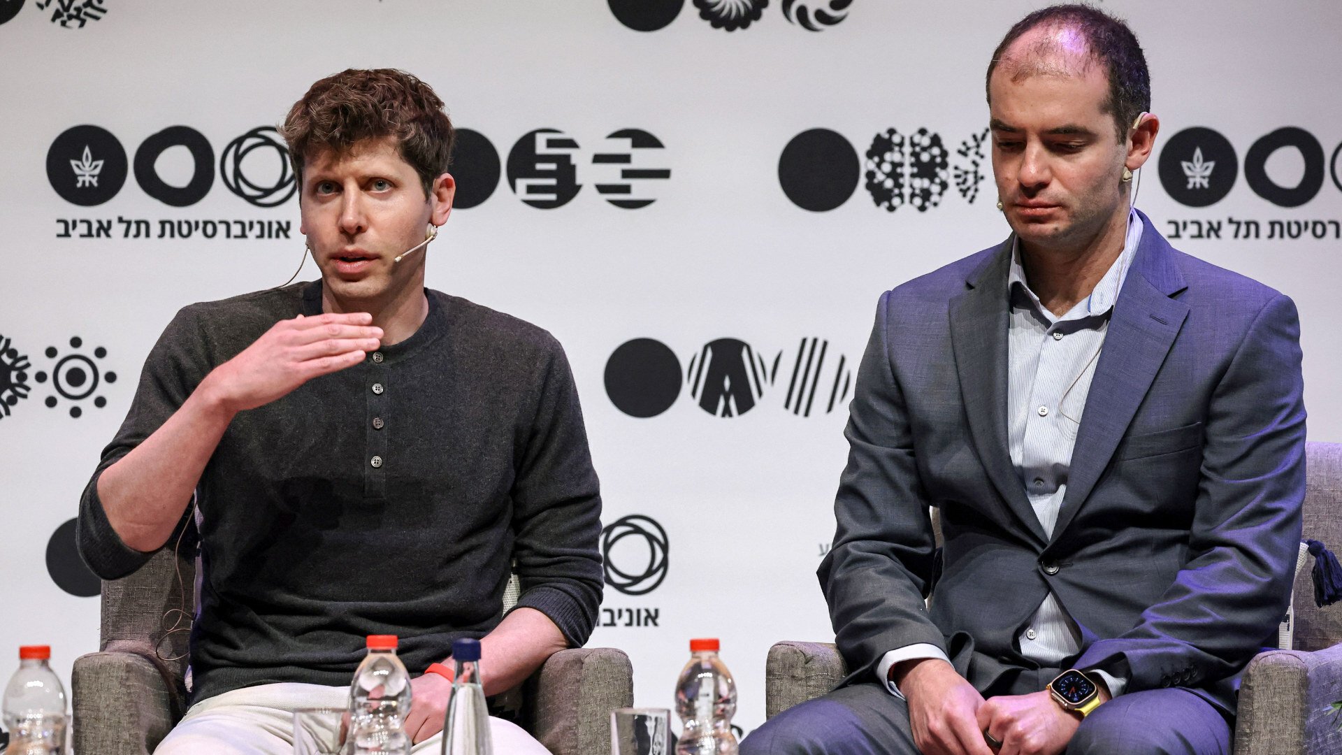 Sam Altman and Ilya Sutskever